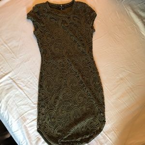 Papaya Green Lace Dress